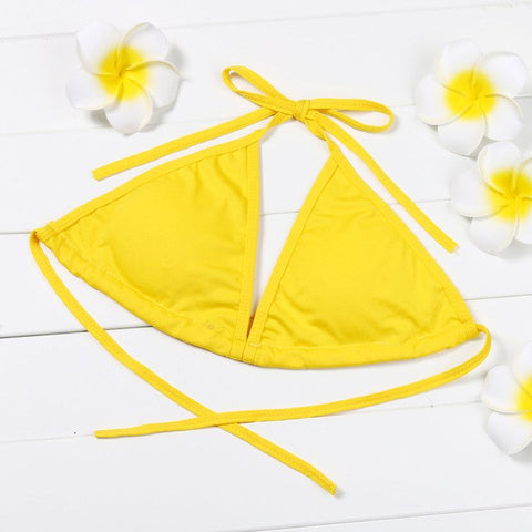Solid Bikini Top