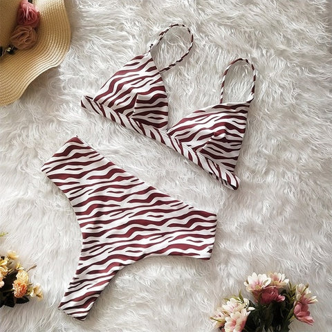 Snake Print Bikini