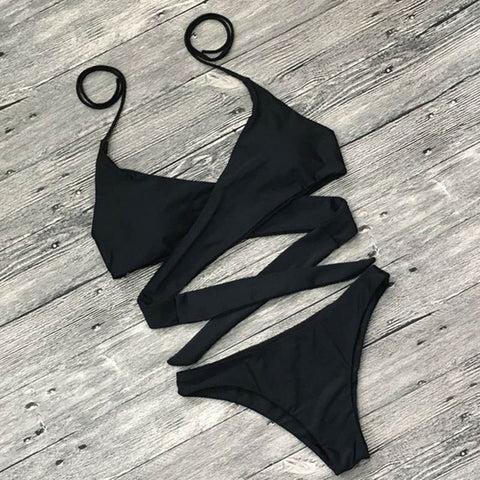 Criss Cross Bikinis Set