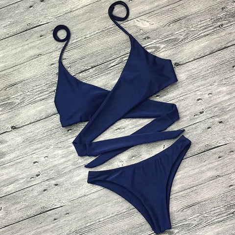Criss Cross Bikinis Set