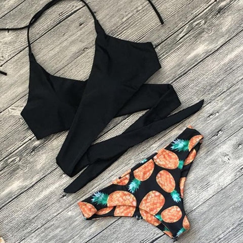 Criss Cross Bikinis Set
