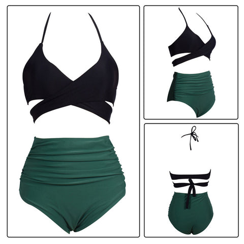 Criss Cross Bikinis Set