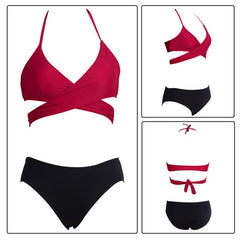 Criss Cross Bikinis Set
