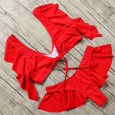 Ruffled Bikini